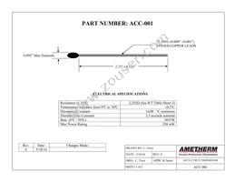 ACC001 Datasheet Cover