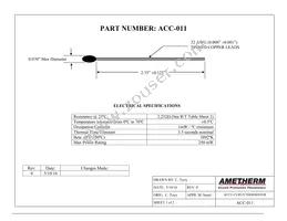 ACC011 Datasheet Cover