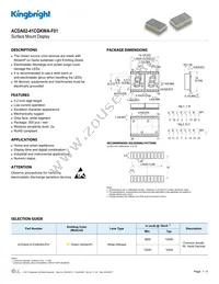 ACDA02-41CGKWA-F01 Datasheet Cover