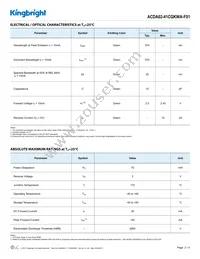 ACDA02-41CGKWA-F01 Datasheet Page 2