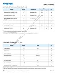 ACDA02-41SGWA-F01 Datasheet Page 2