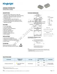 ACDA02-41SYKWA-F01 Datasheet Cover