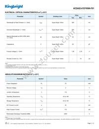 ACDA02-41SYKWA-F01 Datasheet Page 2