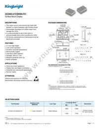 ACDA03-41CGKWA-F01 Datasheet Cover