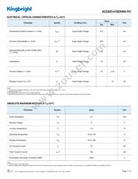 ACDA03-41SEKWA-F01 Datasheet Page 2