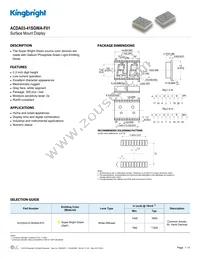 ACDA03-41SGWA-F01 Datasheet Cover
