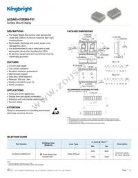 ACDA03-41SRWA-F01 Datasheet Cover