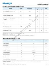 ACDA04-41CGKWA-F01 Datasheet Page 2