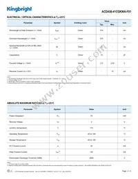 ACDA56-41CGKWA-F01 Datasheet Page 2