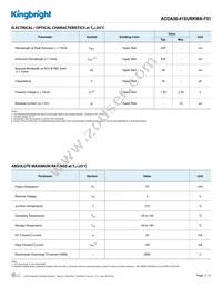 ACDA56-41SURKWA-F01 Datasheet Page 2