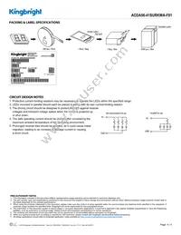 ACDA56-41SURKWA-F01 Datasheet Page 4