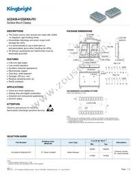 ACDA56-41ZGKWA-F01 Datasheet Cover