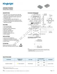 ACDA56-51CGKWA Datasheet Cover