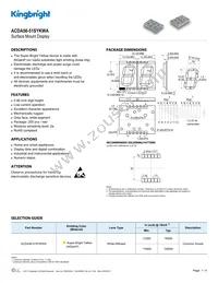 ACDA56-51SYKWA Datasheet Cover