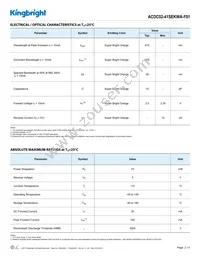 ACDC02-41SEKWA-F01 Datasheet Page 2