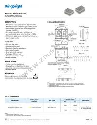 ACDC03-41CGKWA-F01 Datasheet Cover