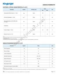 ACDC03-41CGKWA-F01 Datasheet Page 2