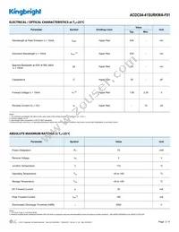 ACDC04-41SURKWA-F01 Datasheet Page 2
