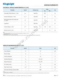 ACDC56-41SURKWA-F01 Datasheet Page 2
