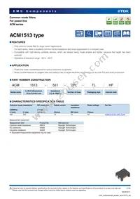 ACM1513-551-2PL-TLHF Datasheet Cover