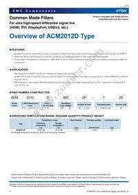 ACM2012D-900-2P-T Datasheet Page 3