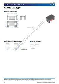 ACM2012D-900-2P-T Datasheet Page 5