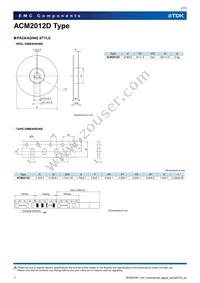 ACM2012D-900-2P-T Datasheet Page 7