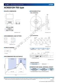 ACM2012H-381-2P-T05 Datasheet Page 3