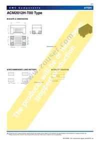 ACM2012H-900-2P-T00 Datasheet Page 5