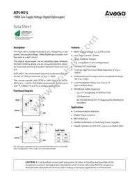 ACPL-M51L-560E Datasheet Cover