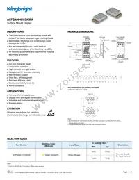 ACPSA04-41CGKWA Datasheet Cover