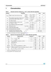 ACS102-6TA Datasheet Page 2