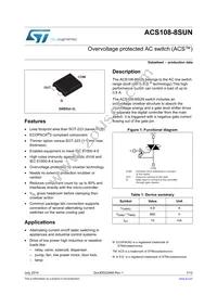 ACS108-8SUN-TR Datasheet Cover