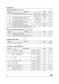 ACS302-5T3-TR Datasheet Page 2