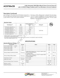 ACS756KCA-050B-PFF-T Datasheet Page 3