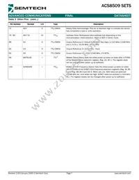 ACS8509T Datasheet Page 7