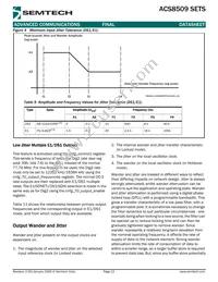 ACS8509T Datasheet Page 13