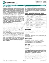 ACS8509T Datasheet Page 17