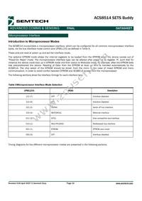 ACS8514T Datasheet Page 19