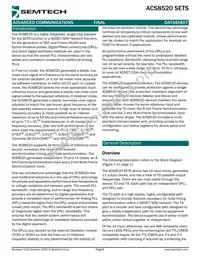 ACS8520T Datasheet Page 8