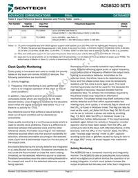 ACS8520T Datasheet Page 12