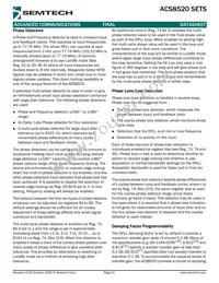 ACS8520T Datasheet Page 21