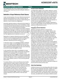 ACS8522BT Datasheet Page 14