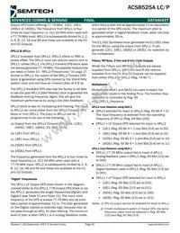 ACS8525AT Datasheet Page 16