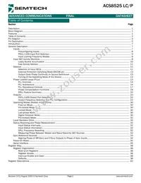 ACS8525T Datasheet Page 2