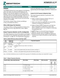 ACS8525T Datasheet Page 22
