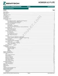 ACS8526T Datasheet Page 2