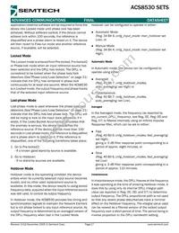 ACS8530T Datasheet Page 17