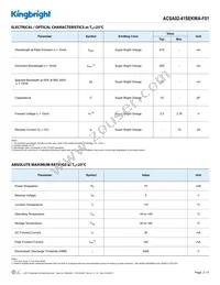 ACSA02-41SEKWA-F01 Datasheet Page 2