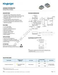 ACSA02-41SYKWA-F01 Datasheet Cover